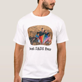 Beste DADS ooit LGBTQ uploadt uw horizontale foto T-shirt