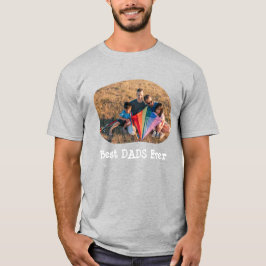 Beste DADS ooit LGBTQ uploadt uw horizontale foto T-shirt