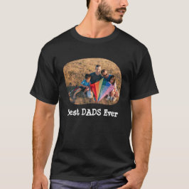Beste DADS ooit LGBTQ uploadt uw horizontale foto T-shirt