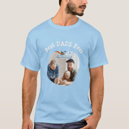 Beste DADS ooit LGBTQ uploadt uw vierkante foto T-shirt