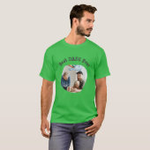 Beste DADS ooit LGBTQ uploadt uw vierkante foto T-shirt (Voorkant volledig)