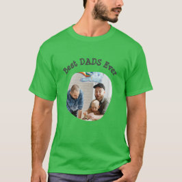Beste DADS ooit LGBTQ uploadt uw vierkante foto T-shirt