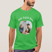 Beste DADS ooit LGBTQ uploadt uw vierkante foto T-shirt (Voorkant)