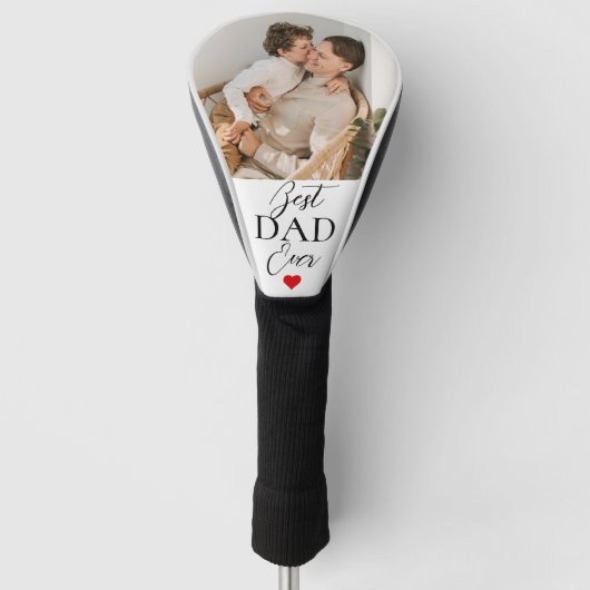 Beste dady ooit trendy cadeau voor vaderdag golfheadcover (Voorkant)
