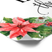 Beste dag bord huwelijksdatum ja dag kerstmis poster (Hoek)