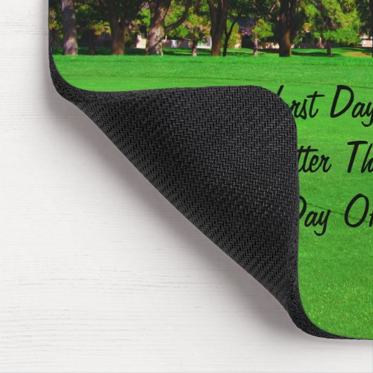 Beste dag Golf Mousepad Muismat (Hoek)
