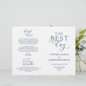 Beste dag, huwelijksfeestelijke programma's (Staand voorkant)