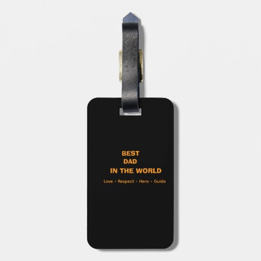 BESTE DAG IN DE WERELD BAGAGELABEL (Achterkant verticaal)