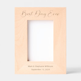 Beste dag ooit 4x6 foto Lijst Afbeelding Gegraveerde Lijstjes