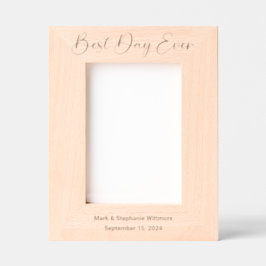 Beste dag ooit 5x7 foto Lijst Afbeelding Gegraveerde Lijstjes
