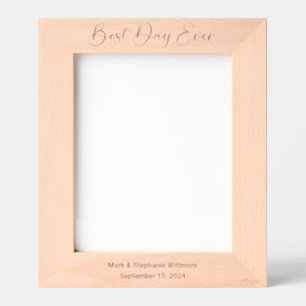 Beste dag ooit 8x10 foto Lijst Gegraveerde Lijstjes