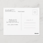 Beste dag ooit Bedankt Briefkaart (Achterkant)