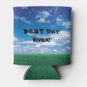 Beste dag ooit! Blauwe koelbox Blikjeskoeler (Voorkant)