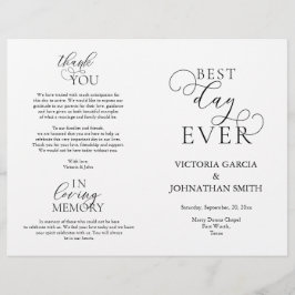 Beste dag ooit, bruiloft-ceremonie uitvoerbaar