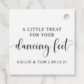 Beste dag ooit bruiloft gunst Label (Achterkant)