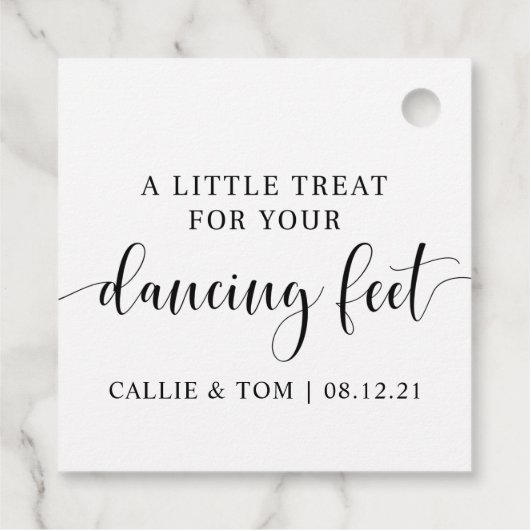 Beste dag ooit bruiloft gunst Label (Achterkant)