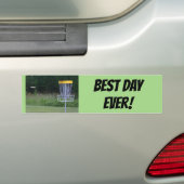 Beste dag ooit Bumpersticker (Op auto)