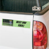 Beste dag ooit Bumpersticker (Op Truck)