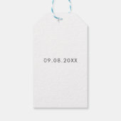 Beste dag ooit cadeau Labels, bruiloft cadeau Labe Cadeaulabel (Achterkant)