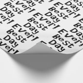 Beste dag ooit! cadeaupapier (Hoek)