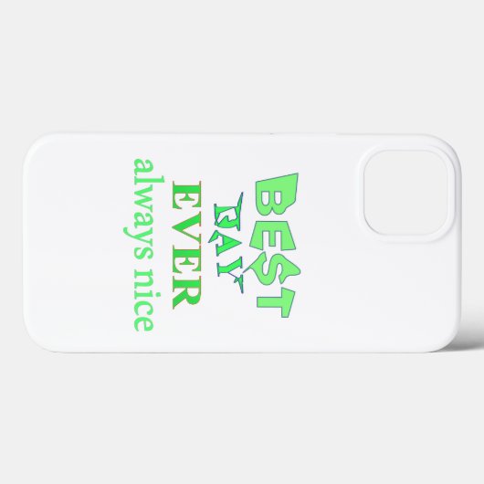 Beste dag ooit Case-Mate iPhone case (Achterkant (horizontaal))