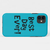 Beste dag ooit! Case-Mate iPhone case (Achterkant (horizontaal))