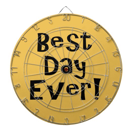 Beste dag ooit! dartbord (Voorkant)