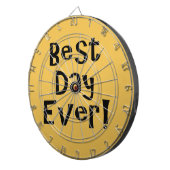 Beste dag ooit! dartbord (Voorkant Rechts)