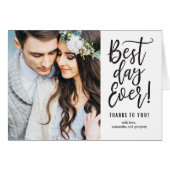 Beste dag ooit EDITABLE KLEUR Hartelijk dank (Voorkant Horizontaal)