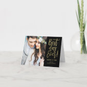 Beste dag ooit EDITABLE KLEUR Hartelijk dank Bedankkaart (Voorkant)