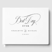 BESTE DAG OOIT! Elegant, bruiloft Gastenboek (Voorkant)