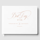 BESTE DAG OOIT! Elegant, bruiloft Gastenboek (Voorkant)