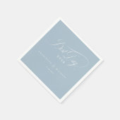 BESTE DAG OOIT! Elegant, bruiloft Servet (Hoek)