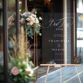 BESTE DAG OOIT! Elegant, trouwbanner Acryl Bord