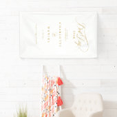 BESTE DAG OOIT! Elegant, trouwbanner Spandoek (Insitu)