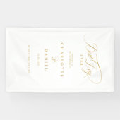 BESTE DAG OOIT! Elegant, trouwbanner Spandoek (Horizontaal)