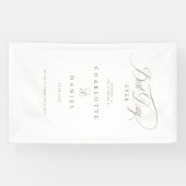 BESTE DAG OOIT! Elegant, trouwbanner Spandoek (Horizontaal)