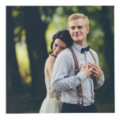 "Beste dag ooit" Elegante bruiloft Kubus (Rechts)