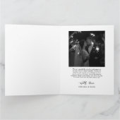 Beste dag ooit | Gehuwd paar foto | dankbaar Bedankkaart (Binnen)