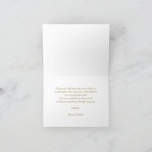 Beste dag ooit Gouden Script Foto Huwelijk Bedankt (Binnen)