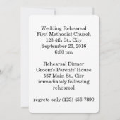 Beste Dag Ooit Huwelijksrepetitie Nodig CUSTOM Kaart (Achterkant)