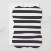Beste dag ooit in zwart-wit Stripe Gold Kaart (Achterkant)