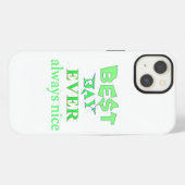 Beste dag ooit iPhone hoesje (Achterkant horizontaal)