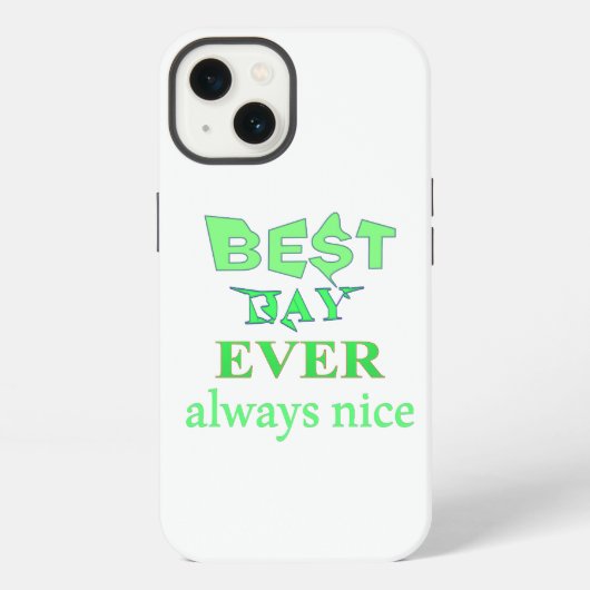 Beste dag ooit iPhone hoesje (Achterkant)