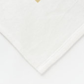 Beste dag ooit kalligrafie foto fleece deken (Hoek)