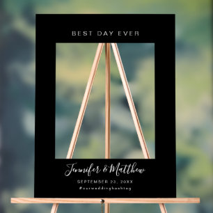 Beste dag ooit   Lijst voor weduwfoto's Acryl Bord