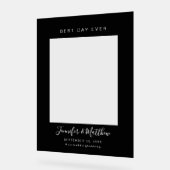 Beste dag ooit | Lijst voor weduwfoto's Acryl Bord (Hoek)