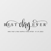 Beste dag ooit met auto raamsticker (Vel)