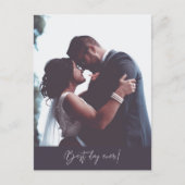 Beste dag ooit Moderne foto bruiloft Dank u Briefkaart (Voorkant)