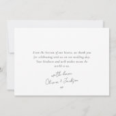 Beste dag ooit Multi Photo Wedding Bedankkaart (Achterkant)